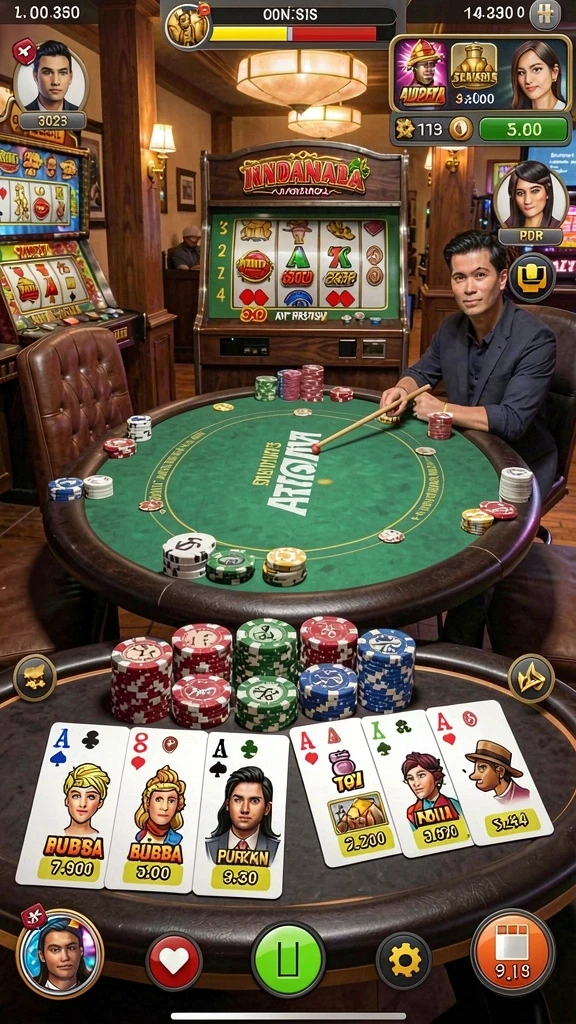 mamen123 - Tampilan awal game dengan antarmuka yang menarik.