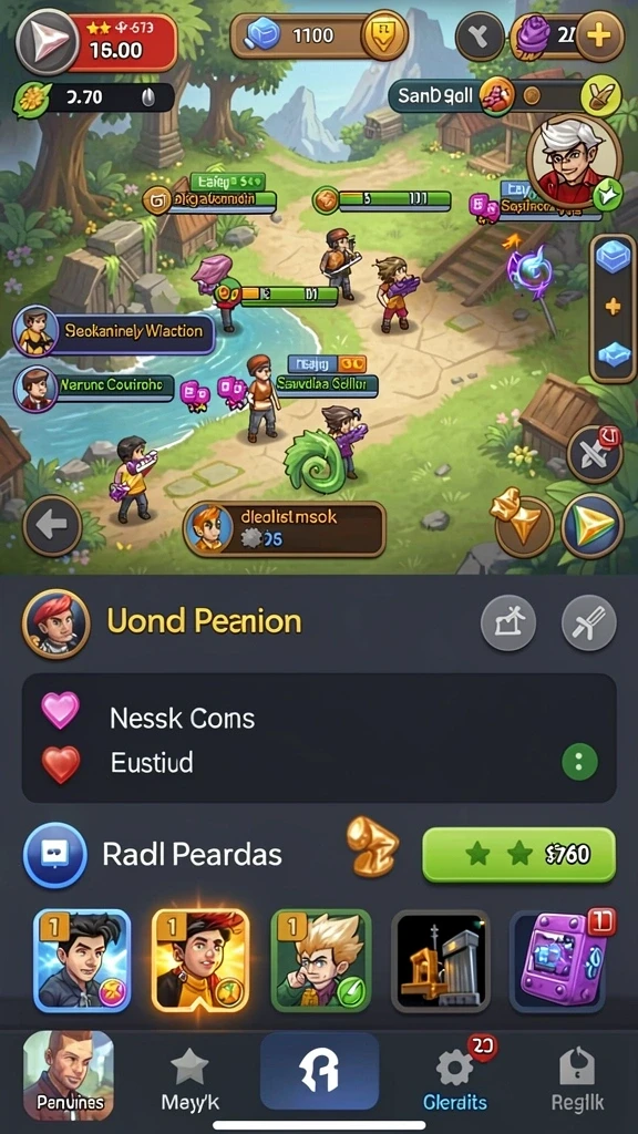 paus123 - Visualisasi level yang menantang dan penuh warna.